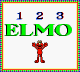 Elmo's 123s (USA) Title Screen